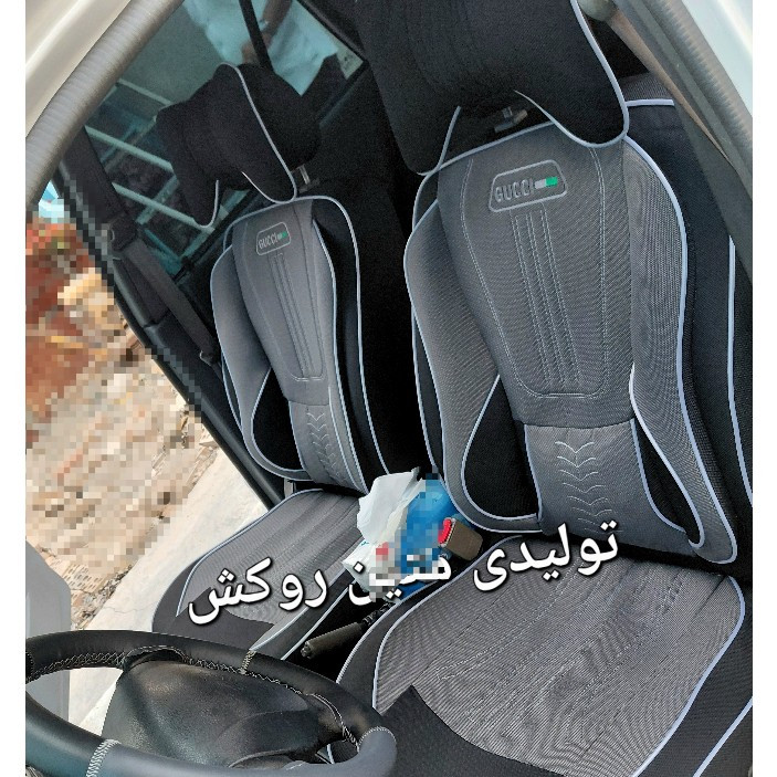 روکش صندلی جودون سنگین(برزنتی)مدل گوچی GUCCI طبی مناسب پراید 131و132داشبوردجدید مدل90به بالا