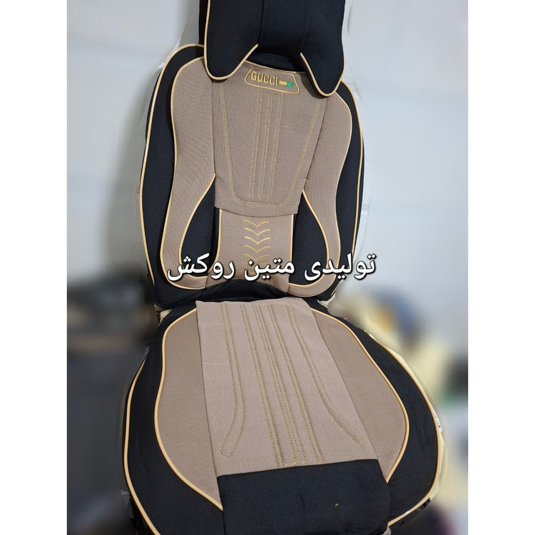 روکش صندلی پارچه جودون سنگین(برزنتی)مدل گوچی GUCCI VIPطبی ماساژوری مناسب خودرو پژو 405کوهاندارپژوslx سه کوهان
