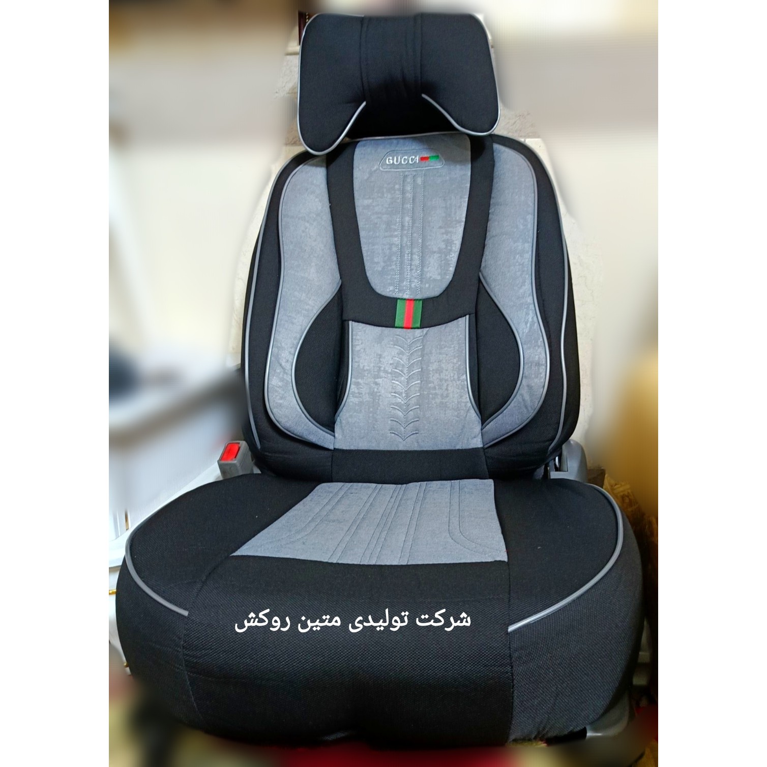 روکش صندلی پارچه جودون سنگین(برزنتی)وسط اسپرت ژاپن مدل گوچی GUCCI طبی ماساژوری مناسب ساینا وسایناS
